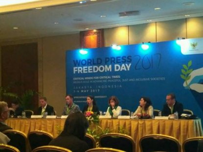 Kiblat Kebebasan Pers Dunia, Indonesia Tuan Rumah World Press Freedom Day 2017