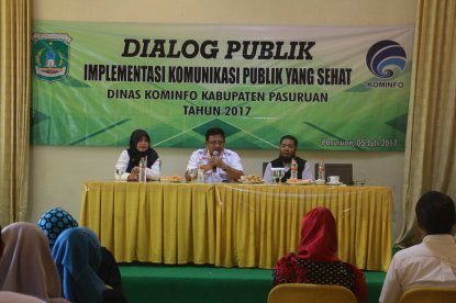 Tingkatkan Pelayanan, Dinas Kominfo Kabupaten Pasuruan Gelar Dialog Publik