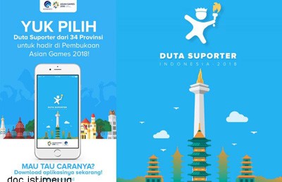  Kominfo Luncurkan Aplikasi Duta Suporter Indonesia  untuk Asian Games 2018
