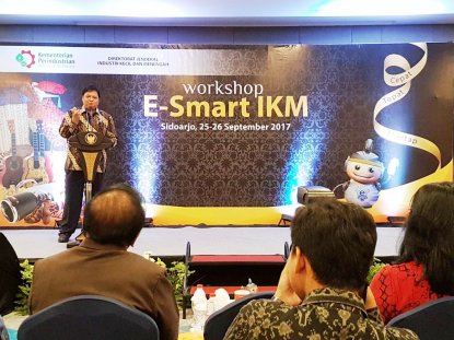 Hadapi Era Ekonomi Digital, Menperin Buka Workshop E-Smart IKM