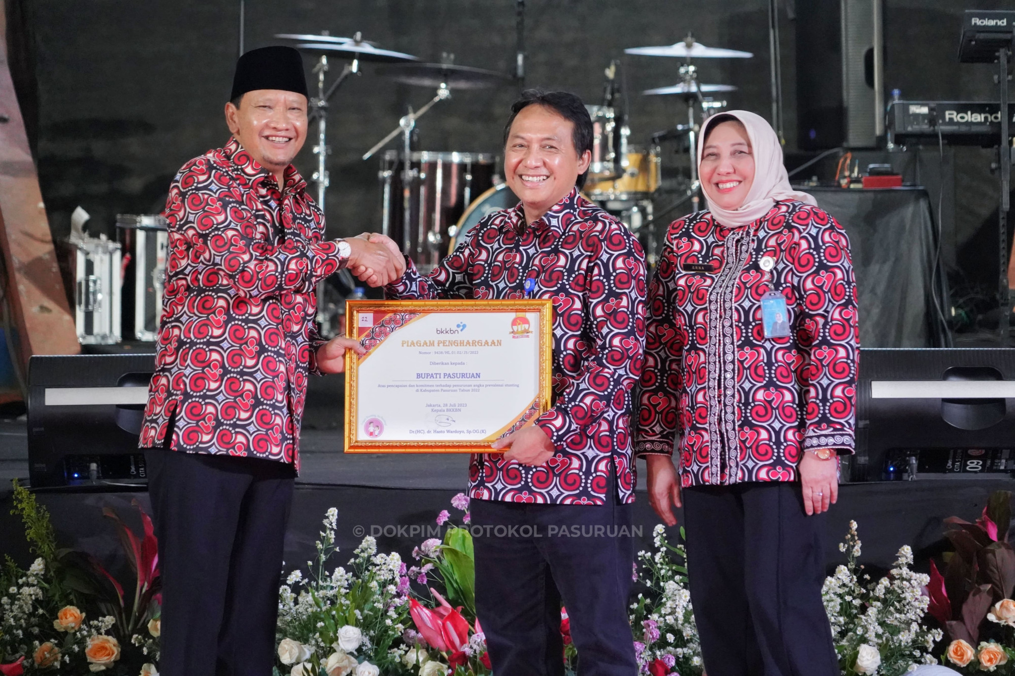 Turunkan Angka Stunting, Pemerintah Kabupaten Pasuruan Raih Penghargaan dari BKKBN