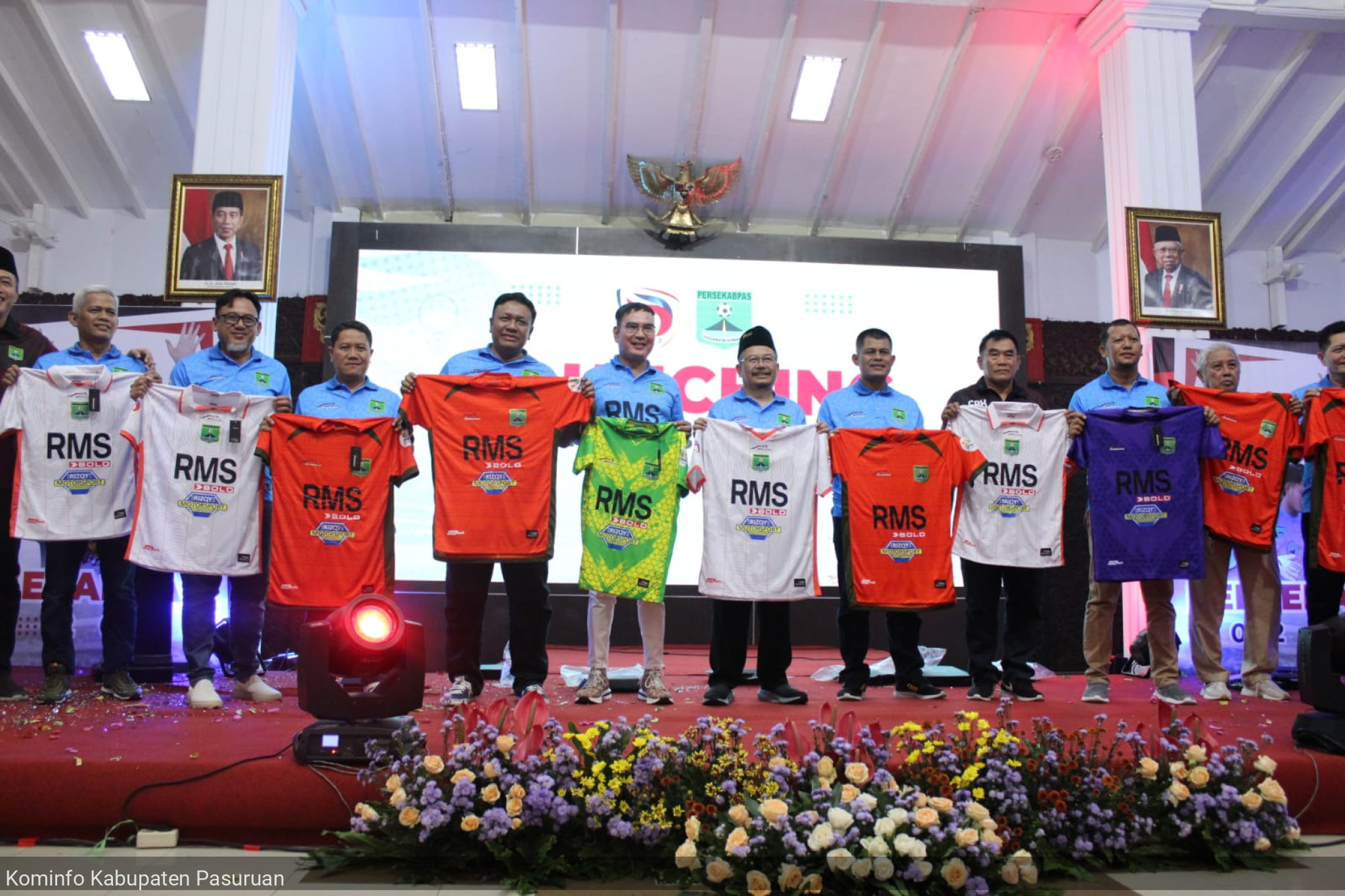 Launching Pemain dan Jersey Baru Persekabpas, Pj. Bupati Pasuruan Optimis Persekabpas Berpeluang jadi Jawara