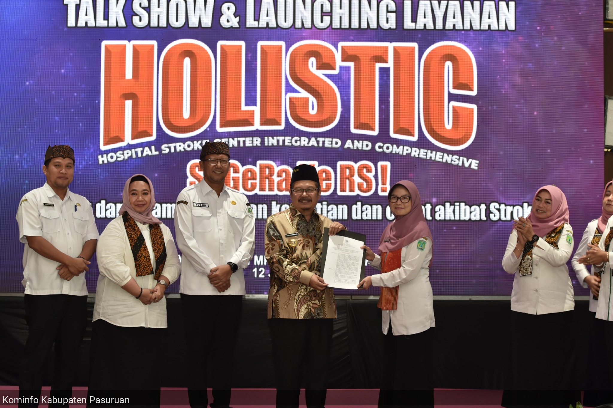 Pj. Bupati Pasuruan Andriyanto Launching HOLISTIC, Sebuah Inovasi Pusat Layanan Pasien Stroke di RSUD Bangil