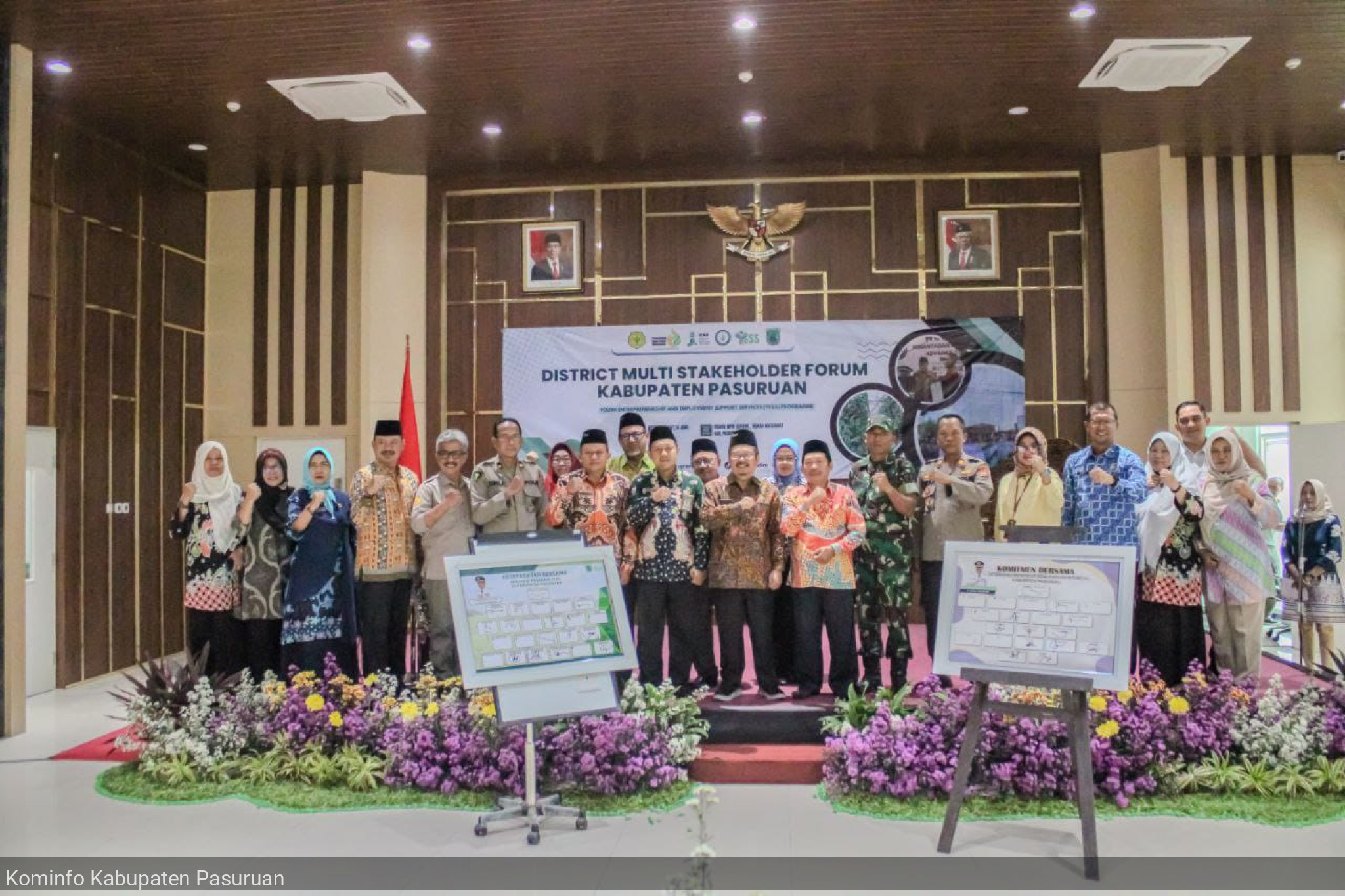 Pj. Bupati Pasuruan Andriyanto Launcing Gerakan Intervensi Serentak Pencegahan Stunting di Kabupaten Pasuruan Tahun 2024