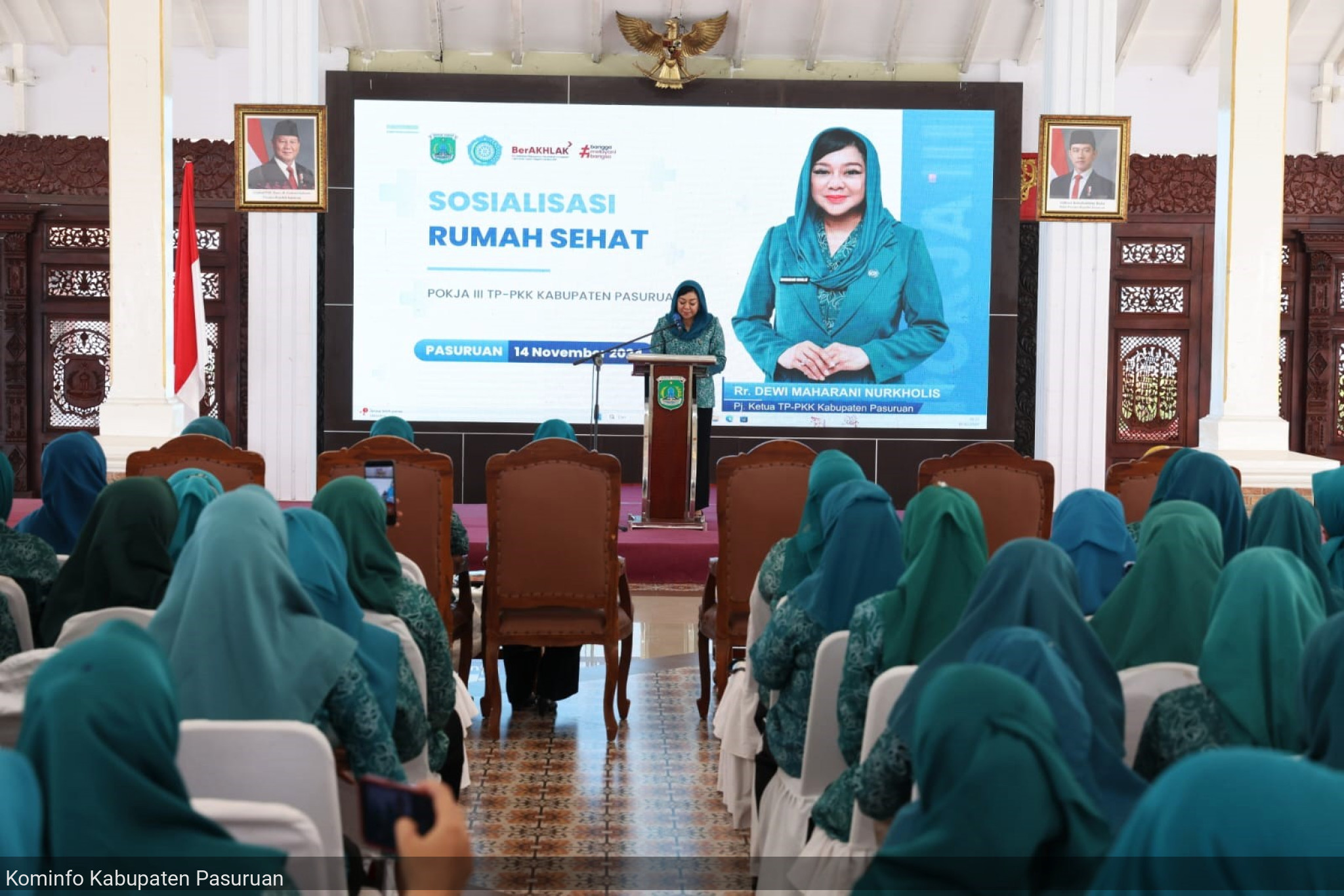 Tim Penggerak PKK Kabupaten Pasuruan Sosialisasikan Rumah Sehat