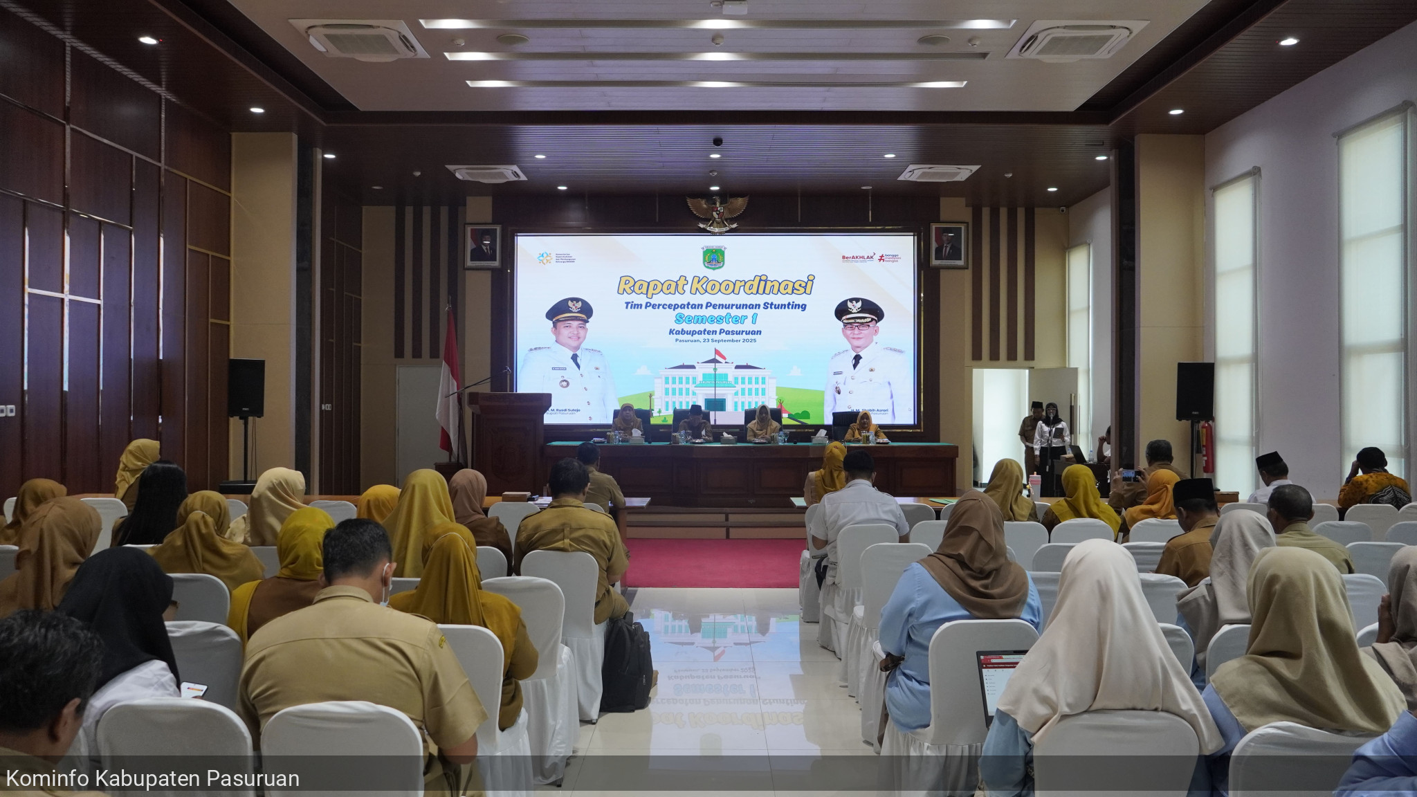 Pemerintah Kabupaten Pasuruan Gelar Rapat Koordinasi Tim Percepatan Stunting Semester I Tahun 2025, Sebuah Komitmen dalam Upaya Penurunan Angka Prevalensi Stunting