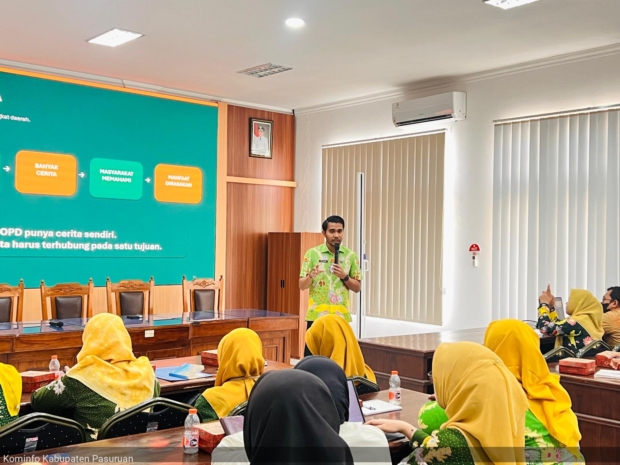 "Pasuruan Satu Cerita", Dinas Kominfo Kabupaten Pasuruan Satukan Narasi 33 Program Prioritas Bupati