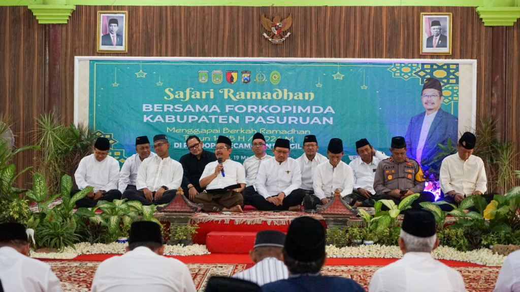 Safari Ramadhan Bersama Pj Bupati Pasuruan di Pendopo Kecamatan Bangil