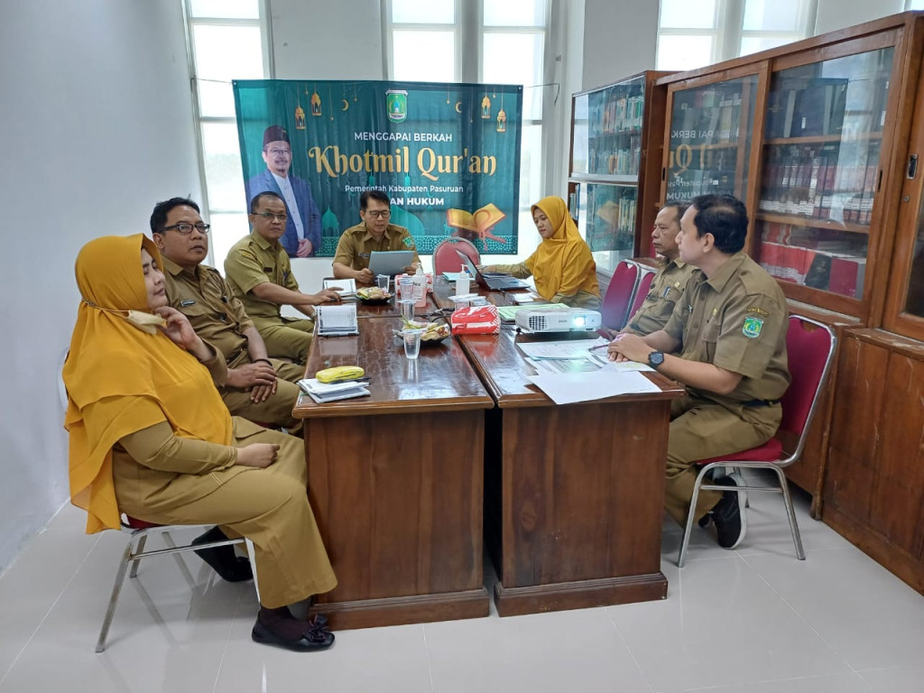 Rapat JDIH di Bagian Hukum
