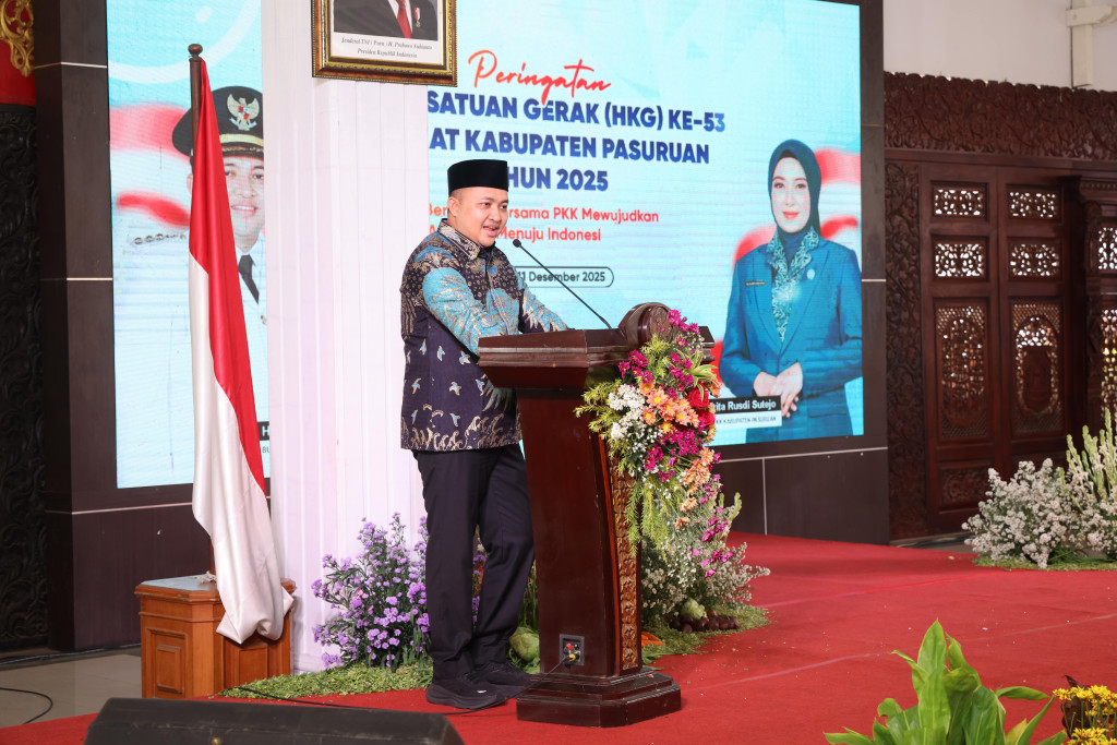 Peringatan Hari Kesatuan Gerak (HKG) PKK Ke 53 Kabupaten Pasuruan