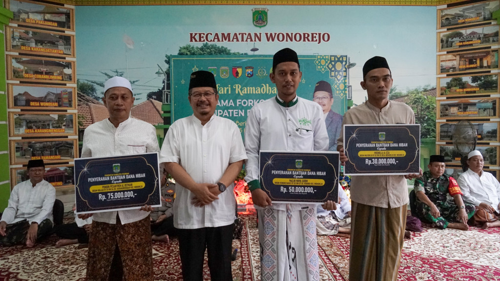 Safari Ramadhan Bersama Pj Bupati Pasuruan di Kecamatan Wonorejo