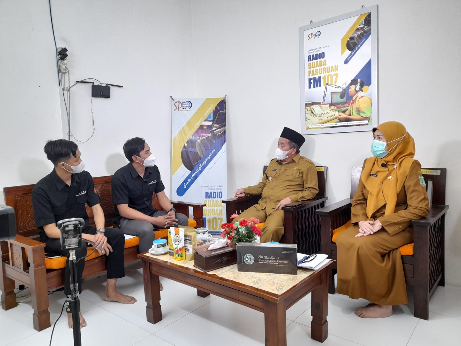 Talkshow Radio Wakil Bupati bersama Dinas Kesehatan
