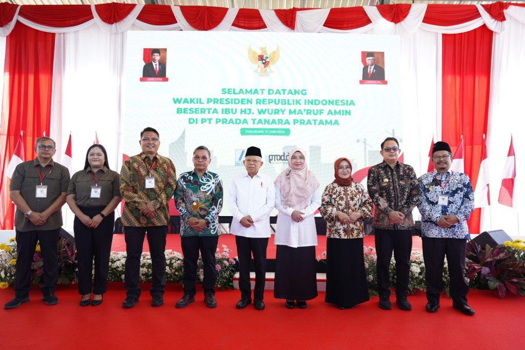 Wapres K.H Ma'ruf Amin Kunjungi PIER Pasuruan