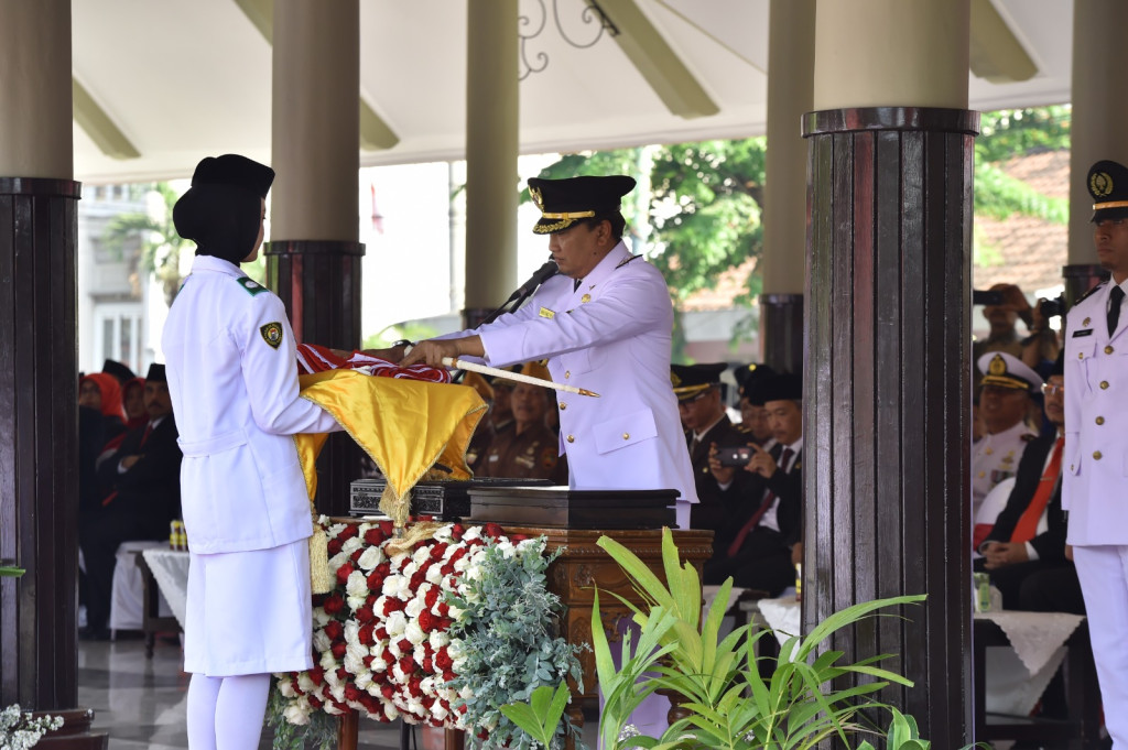 Upacara Kemerdekaan RI ke - 78 Kabupaten Pasuruan